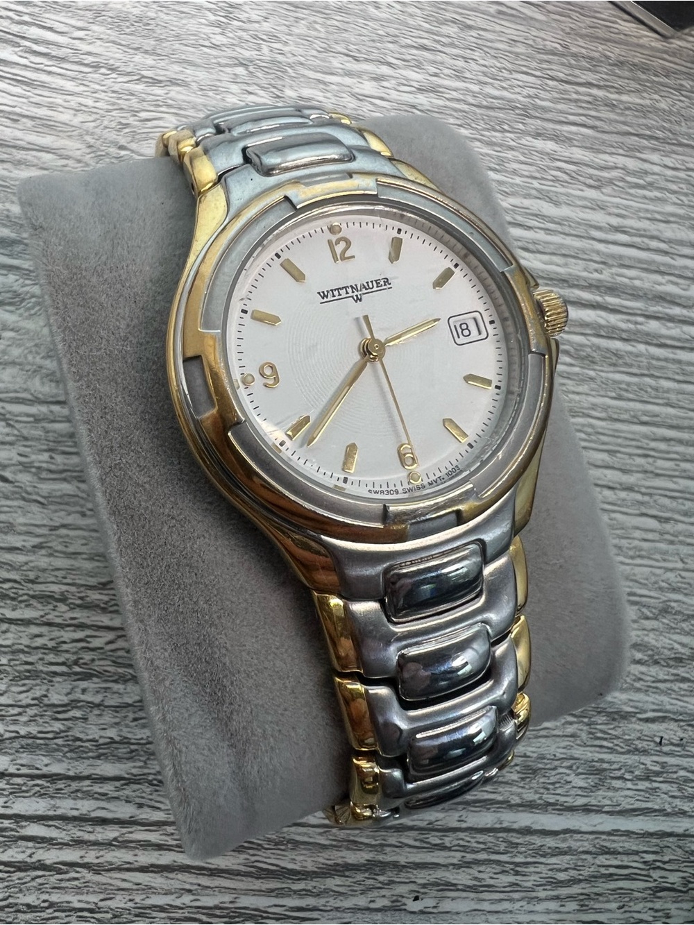 Wittnauer two tone mens watch 36mm